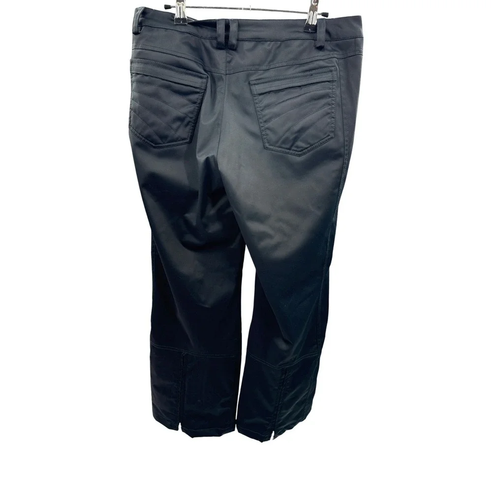 NILS Margie Ski Pants Size 8 Petite Black Waterproof Insulated Stretch NWT 185.0